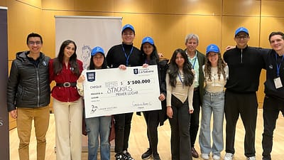 Sponsors and judges at the eighth edition of Sabana Hack.
